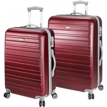 D & n Scion Travel Line 9400 Maleta a 4 ruedas (set de 2) Bordeaux