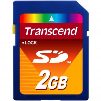 Lotto di 25 Transcend 2 GB SD Flash Memory Card (TS2GSDC)