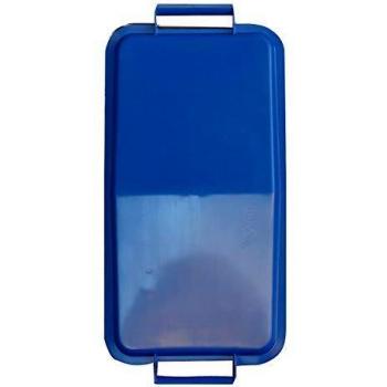 Tapa de Papelera CERTEO Azul 60L