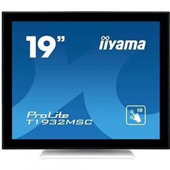 Iiyama ProLite T1932MSC-W5AG Touch Screen Monitor 48.3 cm (19) 1280 x 1024 Pixel Black, White Multi-touch Multi-user