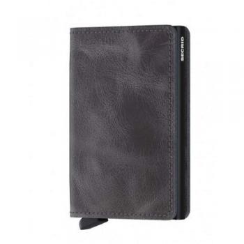 PortaTarjetas Secrid Vintage Gris/Negro