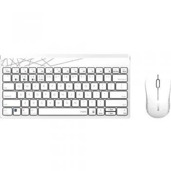 Rapoo 8000M Wireless Tastiera Bianco