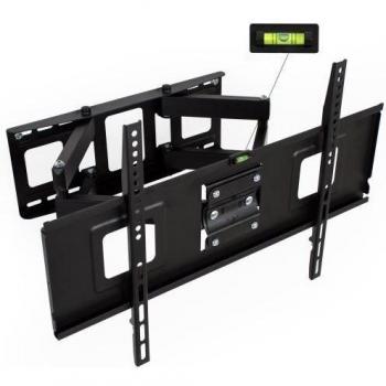 Supporto Tectake Universale per TV e Monitor – Staffa Inclinabile e Girevole VESA 50x50 a 600x400, Carico Max 120 kg