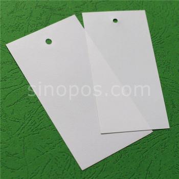 Billete de PVC blanco pesado de 12 cm