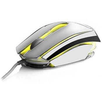 NGS Ice Mouse USB 2400 DPI Ambidestro Grigio