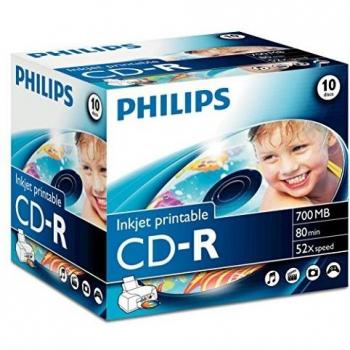 Philips CD-R 80Min 700MB 52x (10 pz)