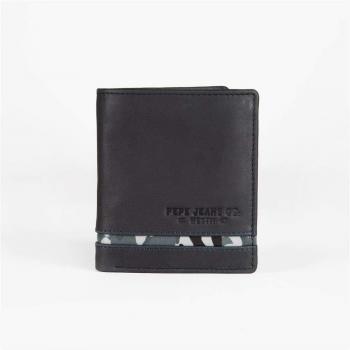 Pepe Jeans 7431161 Delta Monedero 10 cm, 0.09 litros, Negro