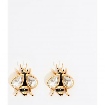 Pendientes Mini Abeja con Cristales