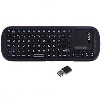 Ewent Mini Wireless Keyboard Touchpad 2.4GHz Layout US
