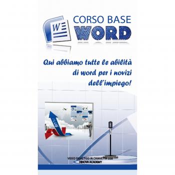 Corso base Word. Qui abbiamo tutte le abilità di Word per i novizi dell'impiego! Video didattico in chiavetta usb