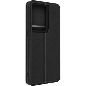 Funda Tarjetera con Soporte Negro para Oppo Reno 8 Pro 5G
