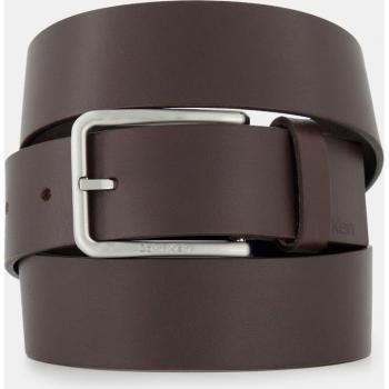 Cinturón de Piel para Hombre Calvin Klein WARMTH 35MM Marrón Oscuro