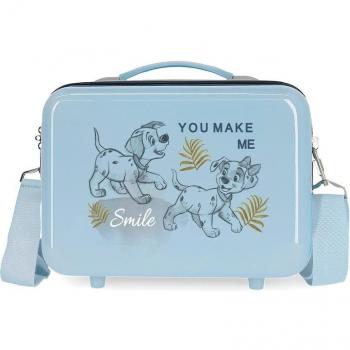 Disney Neceser ABS Dálmatas Azul Adaptable