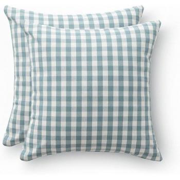 Funda Cojín Vichy a cuadros 45x45