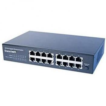 DEXLAN Switch Non Gestito 16 Porte Gigabit Rackabile