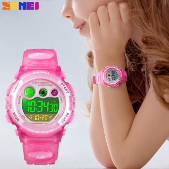 Reloj Digital SKMEI para Niños con Alarma y Luz LED