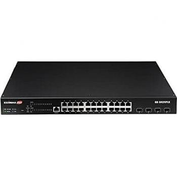 Switch di sorveglianza 24 porte gigabit poe+ web smart con 4 porte