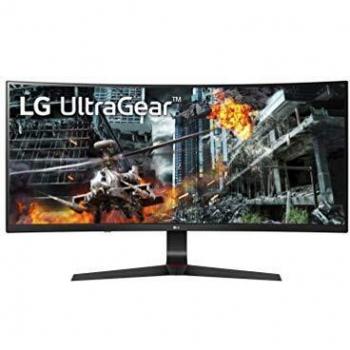 LG 34GL750 UltraGear Gaming Monitor 34'' UltraWide Curvo 21:9 LED IPS HDR, 2560x1080, 1ms MBR, G-Sync Compatible e AMD FreeSync 144Hz, HDMI 2.0, Display Port 1.4, Uscita Audio, Flicker Safe