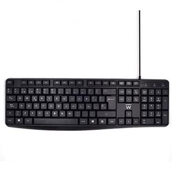 Tastiera Office EW3001 in Spagnolo – USB QWERTY Nero