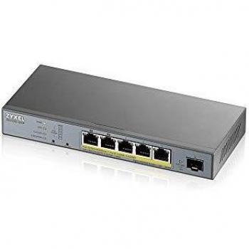 Zyxel GS1350-6HP-EU0101F switch di rete gestito L2 Gigabit Ethernet (10/100/1000) Grigio Supporto Power over Ethernet (PoE)