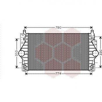 Intercooler VAN WEZEL 58004246