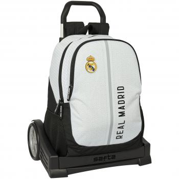 Mochila Escolar con Carro Evolución Real Madrid 1ª Serie 2024/25