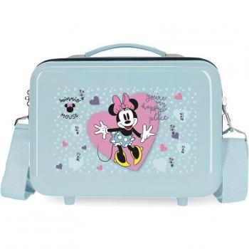 Neceser Minnie My Happy Place Azul Claro