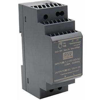 Mean Well HDR-30-15 Alimentatore per guida DIN 15 V/DC 2 A 30 W