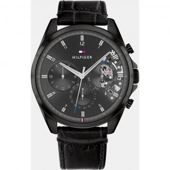 Reloj Tommy Hilfiger 1710452 multifunción piel negra
