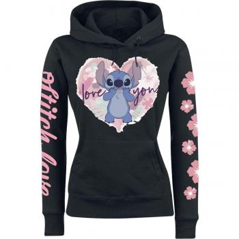 Lilo y Stitch: Sudadera Amor Negra (XXL)
