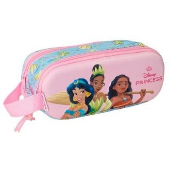 Portatodo Doble Princesas Disney 3D 21x8x6 cm