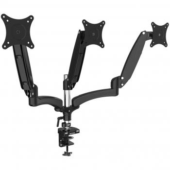 SLYPNOS Triplo Braccio Monitor Nero