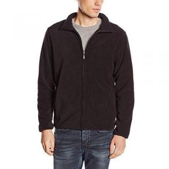 BOSS Hugo Boss Fleecejacke Jacket Zip 10184885 01-Sudadera Hombre, negro (negro 1) M