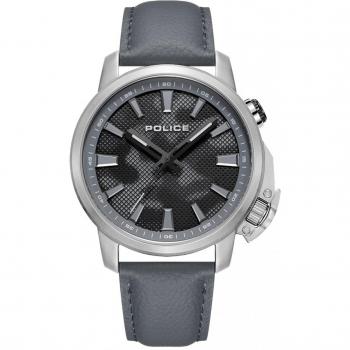 Police Reloj de Cuero y Acero 44 mm
