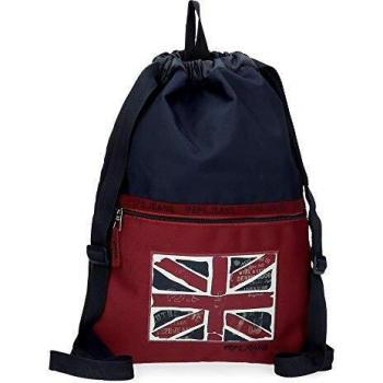 Pepe Jeans Andy Mochila Saco Niños, Rojo, 35x46 cm