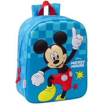 Mochila de guardería 3D con Mickey Mouse – Safta