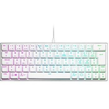Cooler Master SK620 Tastiera Meccanica Bianco TTC Basso Rosso