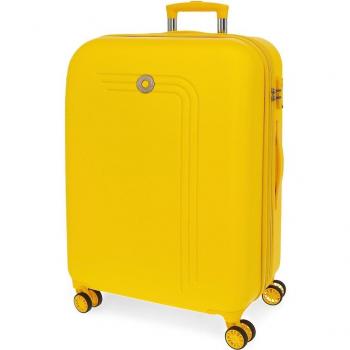 Movom Maleta Grande Riga Rígida 80cm Amarillo