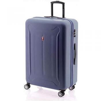 GLADIATOR 70 CM ABS 4 Ruedas Trolley Tiempo Libre y Sportwear, Adultos Unisex, Azul