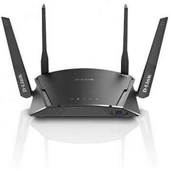 D-Link DIR-1960 Router EXO AC1900 Smart Mesh Wi-Fi Gigabit USB 3.0 Parental Control Funziona con Alexa