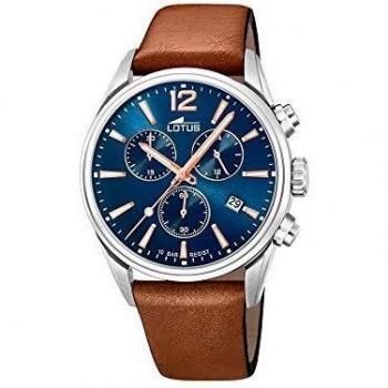 Lotus Reloj Cronógrafo para Hombre de Cuarzo con Correa en Cuero 18691/2