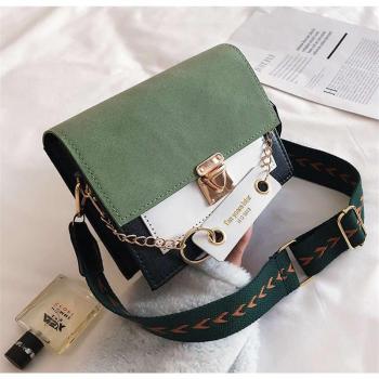 Mini bolso de mano retro para mujer con tirantes anchos