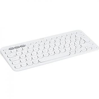 Logitech K380 Tastiera Bluetooth QWERTY Francese Multi-Dispositivo in Bianco
