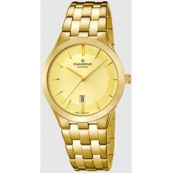 Reloj Candino Mujer C4545 Couple Acero Inoxidable Dorado