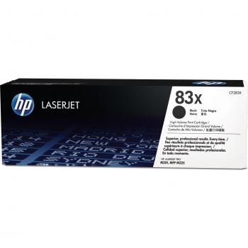 HP 83X CF283X Cartuccia Toner Originale ad Elevata Capacità, Compatibile con Stampanti LaserJet, Nero