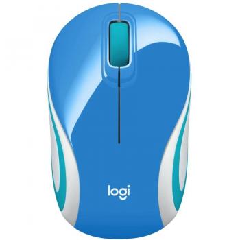 Mouse Mini Logitech M187 Wireless Blu