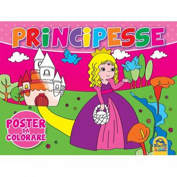 Principesse. Poster da colorare