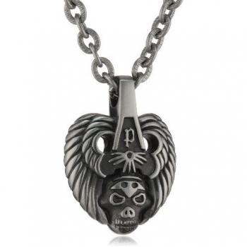 Jefe de Policía – Collar de Acero Inoxidable y Cadena Balcher