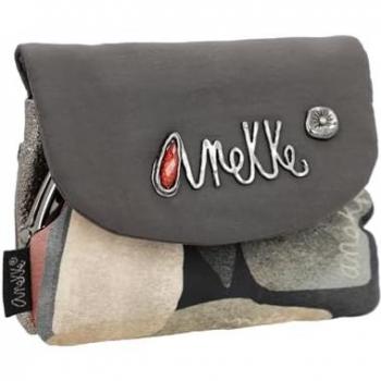 Anekke 39779-016 Monedero Multicolor con Cierre de Tapa y Cremalleras