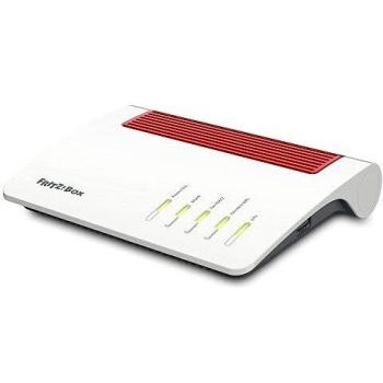 Fritz! Router 7590 AX Wi-Fi 6, 2400 Mbit/s (5 GHz) e 1200 Mbit/s (2,4 GHz), fino a 300 Mbit/s con VDSL-Supervectoring 35b